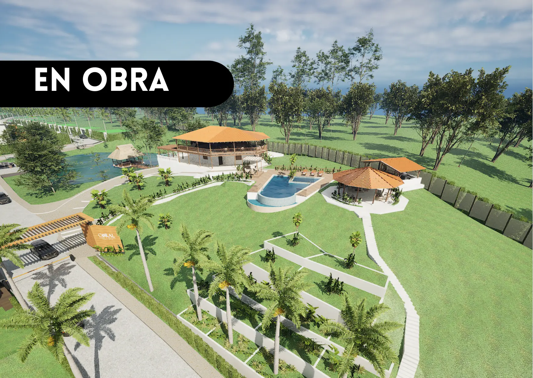 Coral Land & House - Image 1